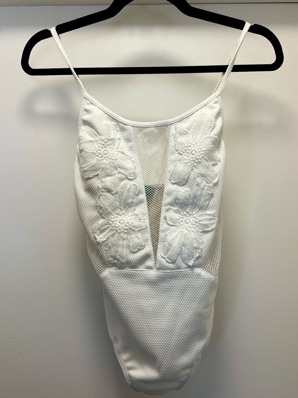 FARM Rio Floral Mesh Bodysuit/Swimsuit